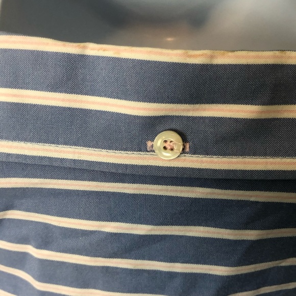 J. Crew Pink and Blue Striped Button Down Shirt - Picture 5 of 6